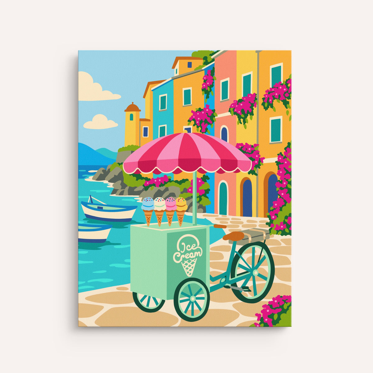 Mediterranean Paint by Numbers Bundle - 4 Kits