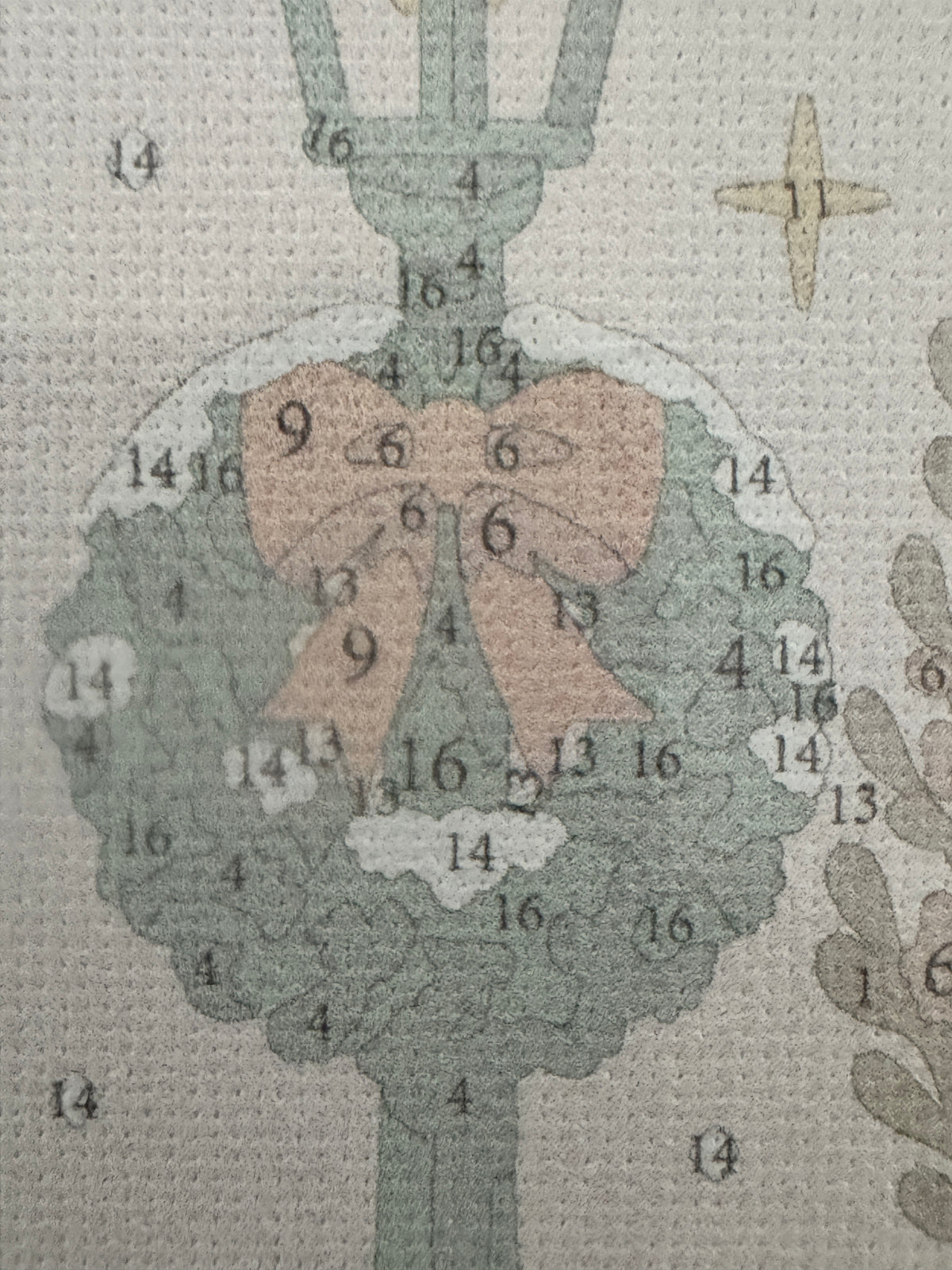 Christmas Cloche Paint by Numbers – Seconds only
