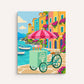 Mediterranean Ice Cream Cart Paint by Numbers Kit