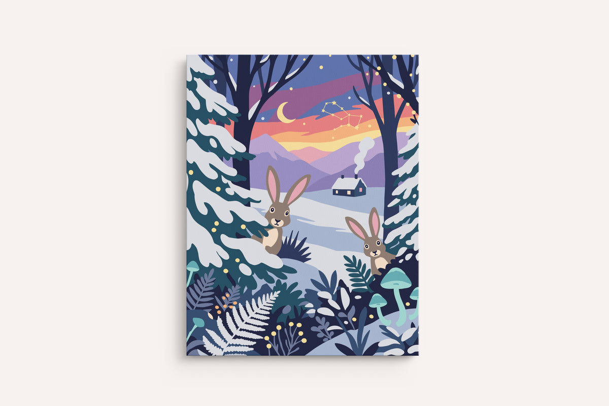 Winter Wonderland Paint by Numbers Kit