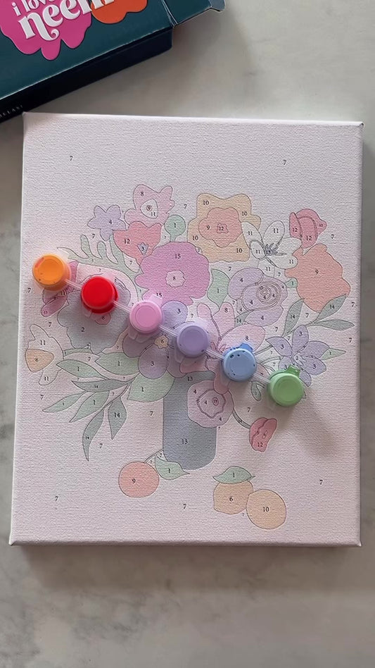 Floral Botanical Paint by Numbers Kit